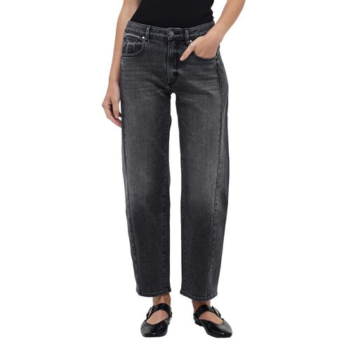 Neuw Amber Barrel Jeans Washed Black